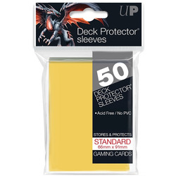 Ultra Pro Standard Card Sleeves Yellow Standard (50ct) Standard Size Card Sleeves